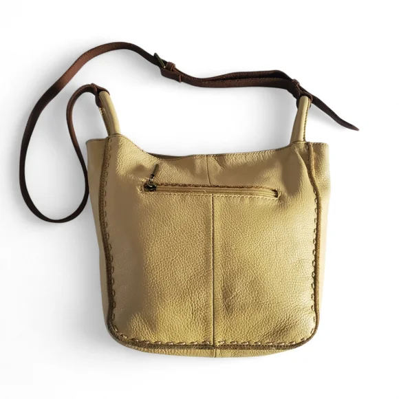 THE SAK Los Feliz Buttercup Pebbled Leather Crossbody|Shoulder Tote| Bag Purse - Picture 3 of 16